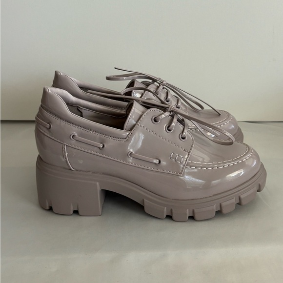 JF purple block heel shoes color light purple  size 9 - Picture 4 of 8